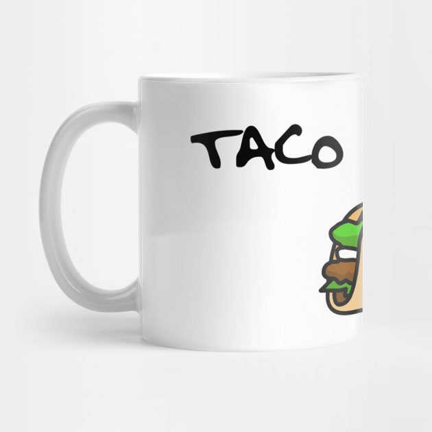 Taco Lover Design Food Lover Perfect Gift (Black Font) by BeatsByTech Merch Store